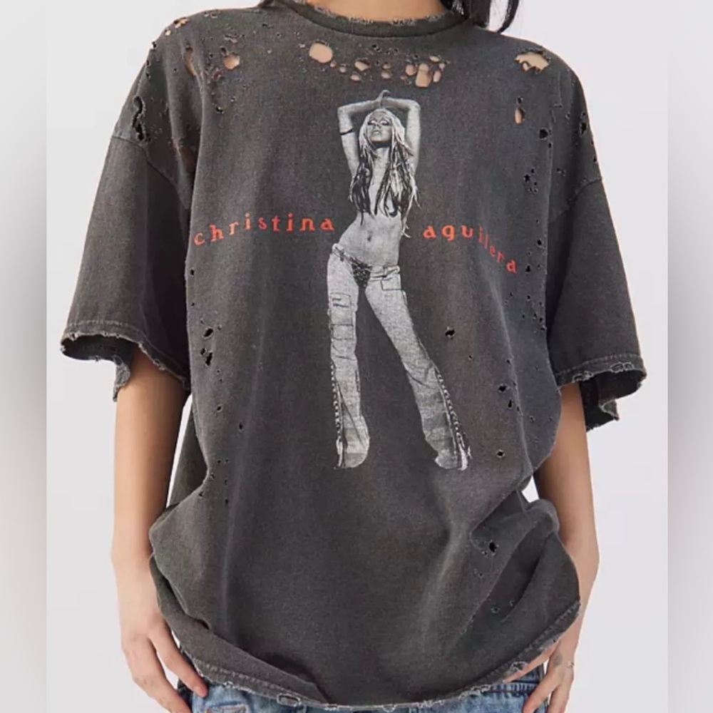 ISO!! Urban Outfitters Xtina Stripped tee